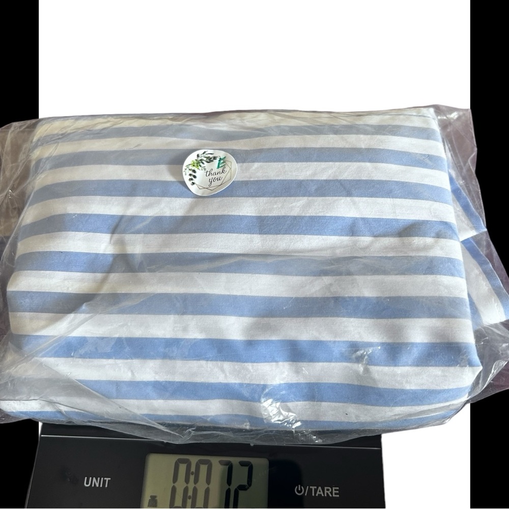 AYR The Deep End Shirt Women’s Blue White Striped Button Up Long Sleeve Small - Picture 10 of 10